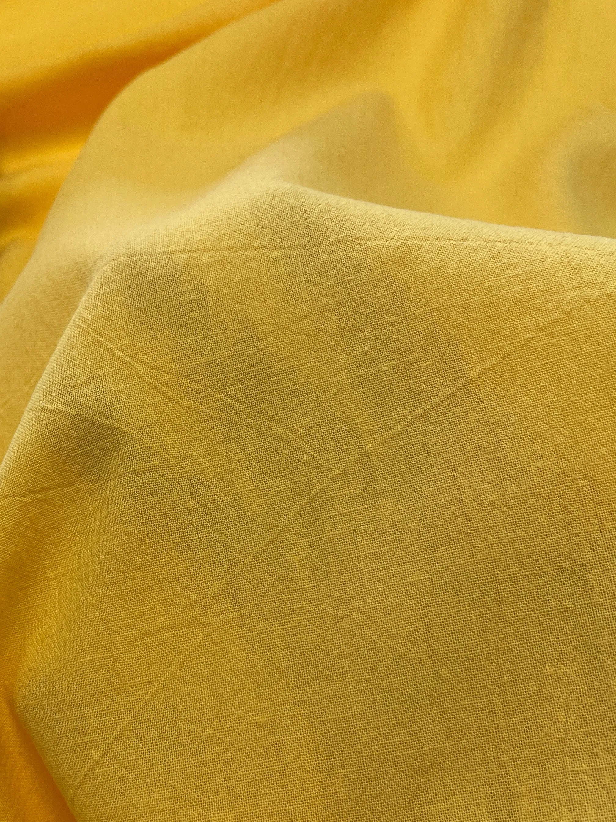 1 5/8 YD Cotton Lightweight - Yellow