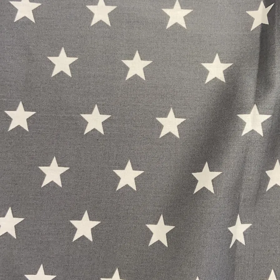 100% Cotton Poplin Stars - Select Colour - Sold by Half Metre