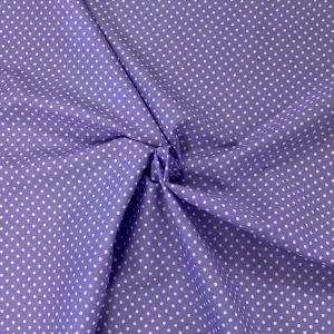 100% Cotton  - Rose and Hubble - Spot - Lilac - Sold by Half Metre