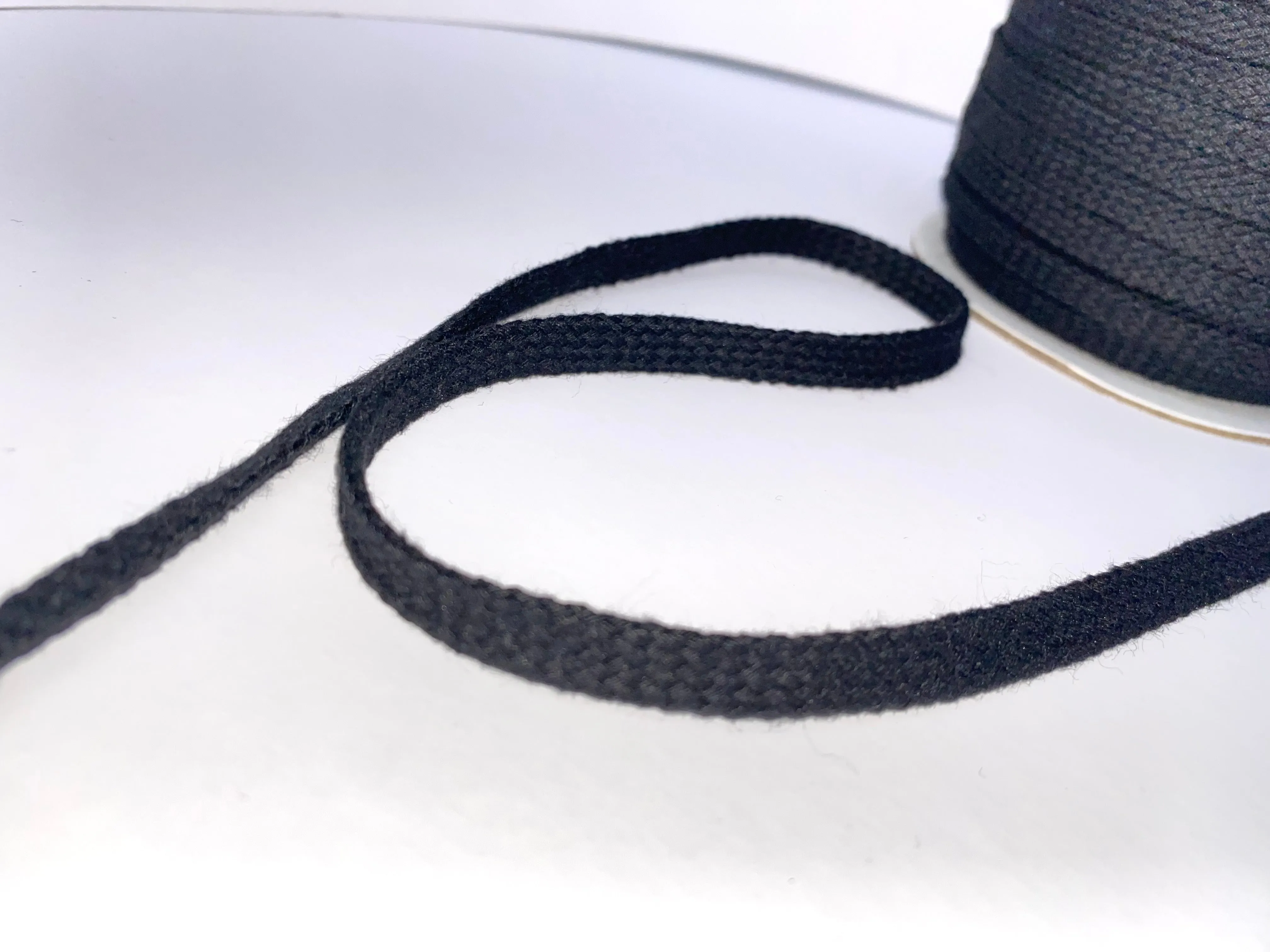 1/4" Natural Flat Cotton Cord