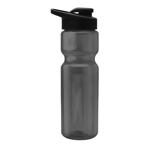 28 Oz. Poly-Pure Bottle - Drink Thru Lid (Q343722)