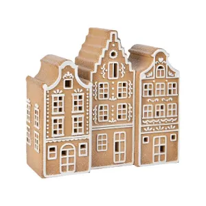 3 ROW GINGERBREAD VILLAGE