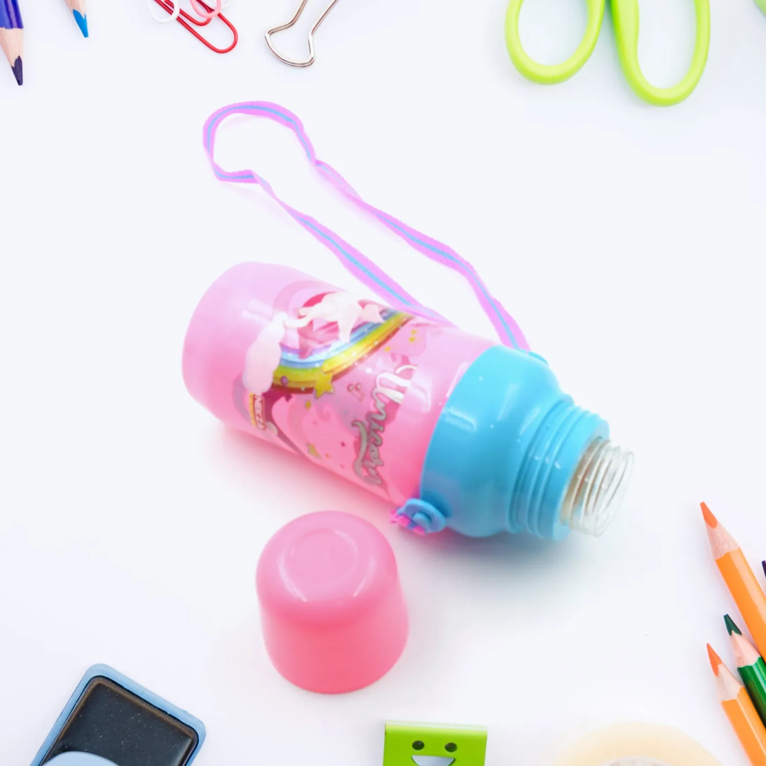 500ml BPA-Free Insulated Sports Water Bottle with Straw