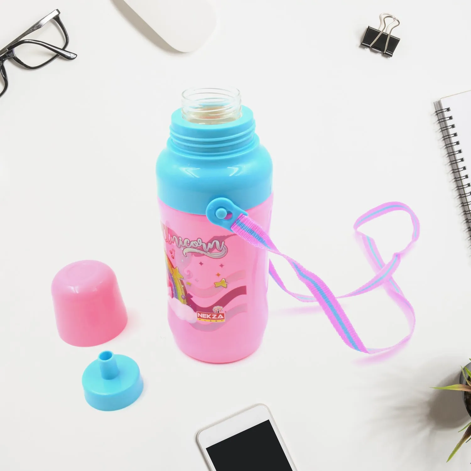 500ml BPA-Free Insulated Sports Water Bottle with Straw