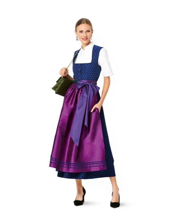 6268 Burda Sewing Pattern |   Dirndl Dresses