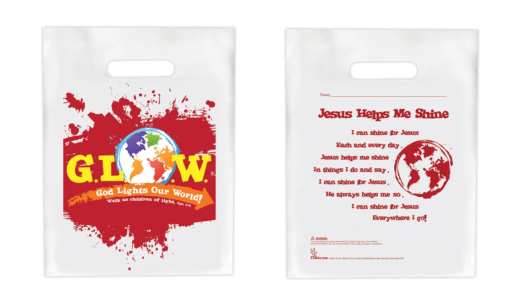 Activity Book Set - G.L.O.W. God Lights Our World