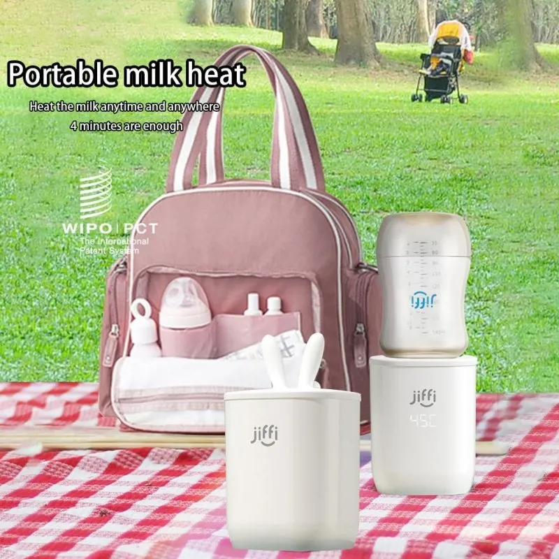 Angel Decoration Baby Bottle Warmer USB Charging Bottle Heater Portable Milk Warmer For Warming Milk For Baby Mummy Outdoor