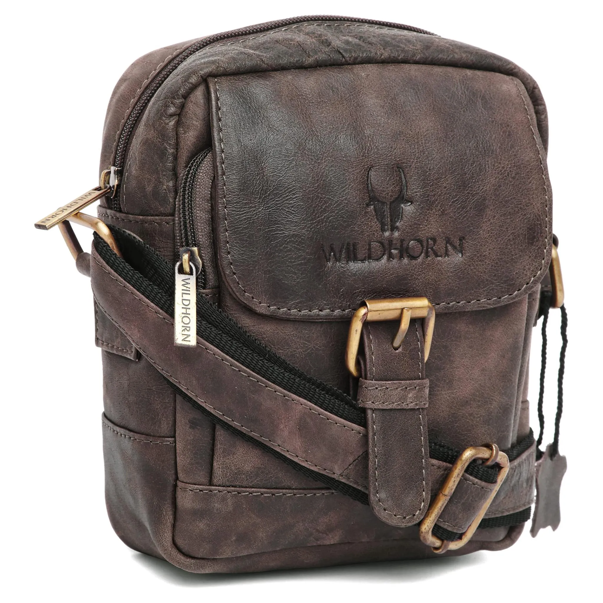 ATHENS Leather Sling Bag for Men