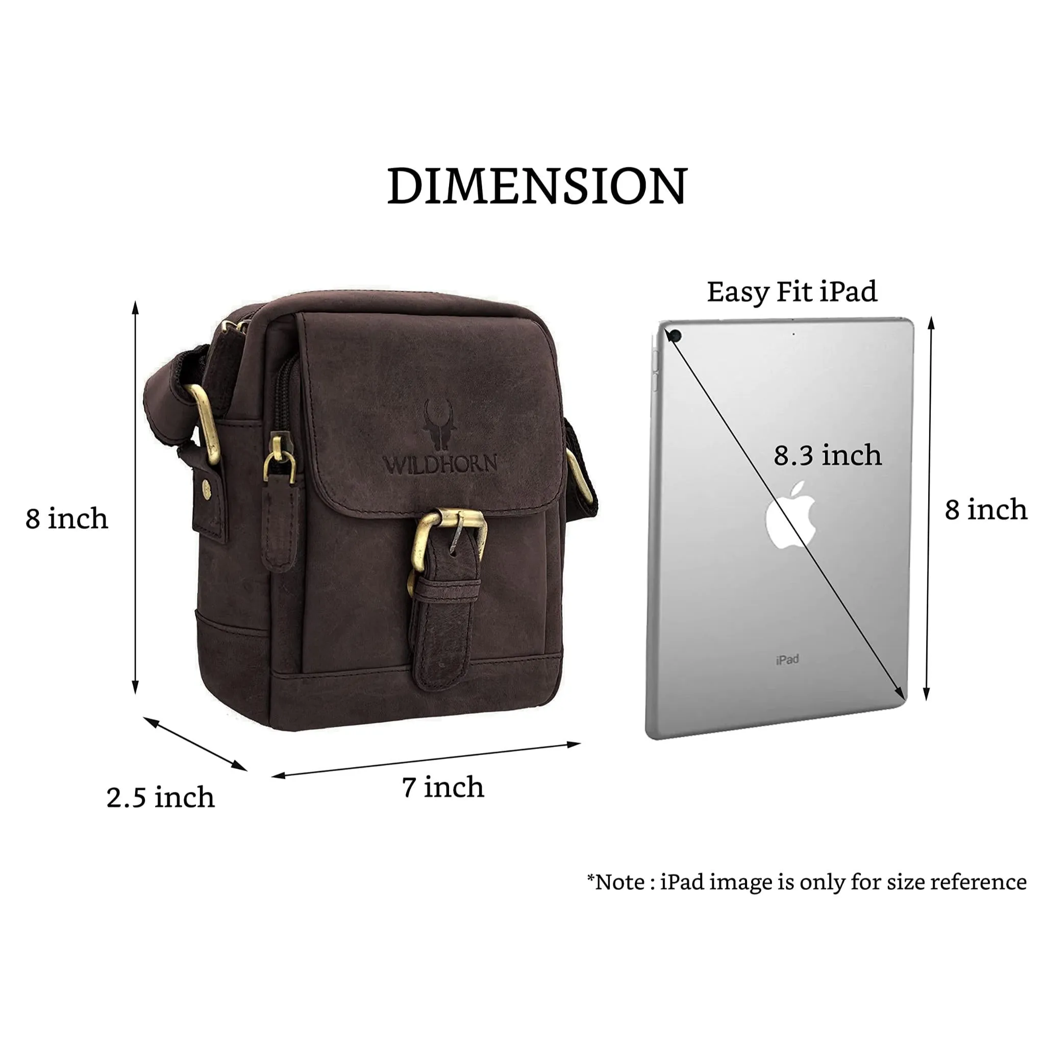 ATHENS Leather Sling Bag for Men