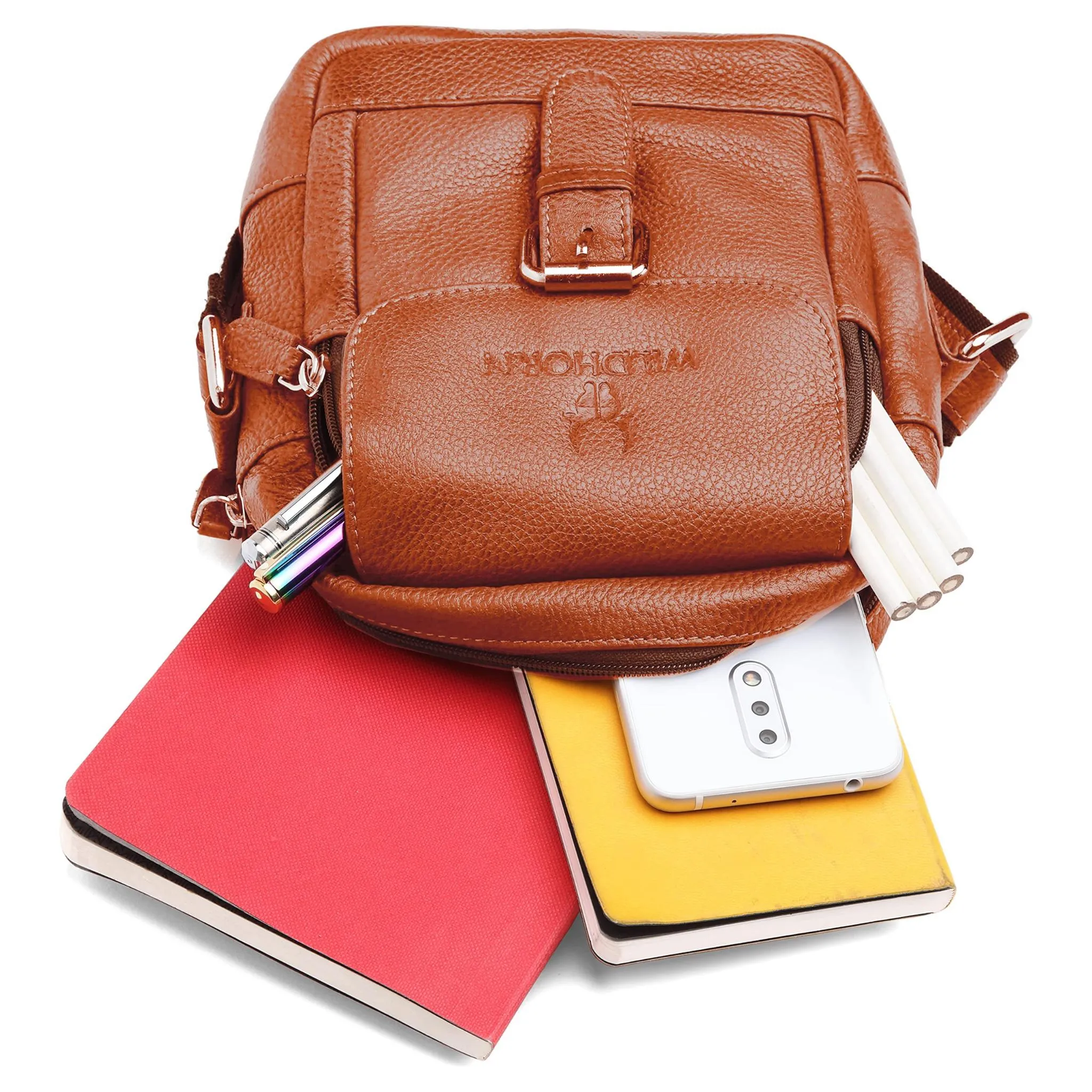 ATHENS Leather Sling Bag for Men