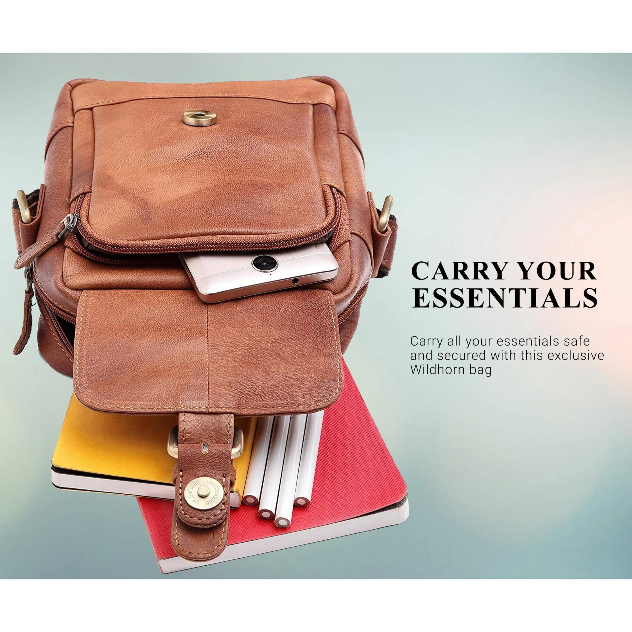 ATHENS Leather Sling Bag for Men