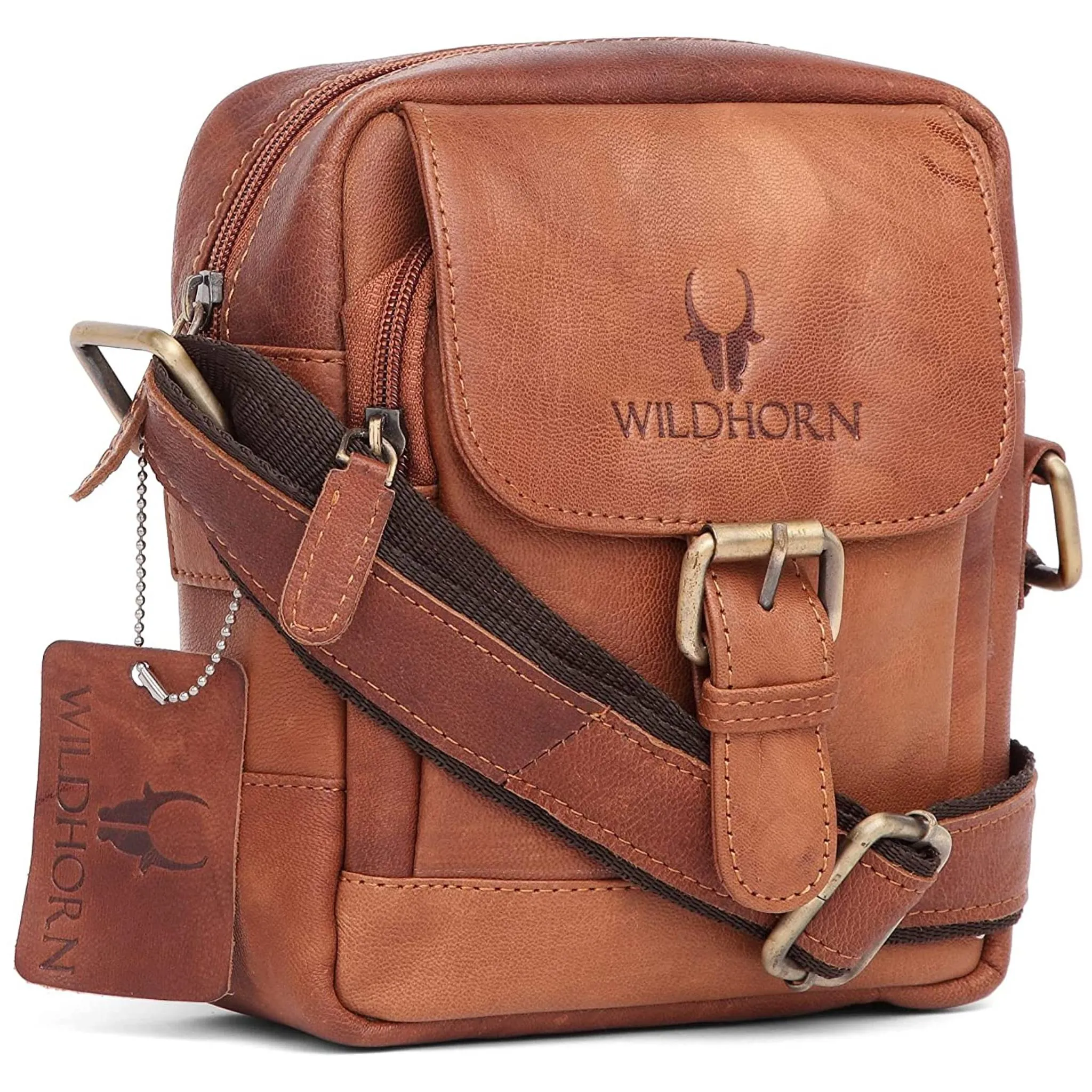 ATHENS Leather Sling Bag for Men