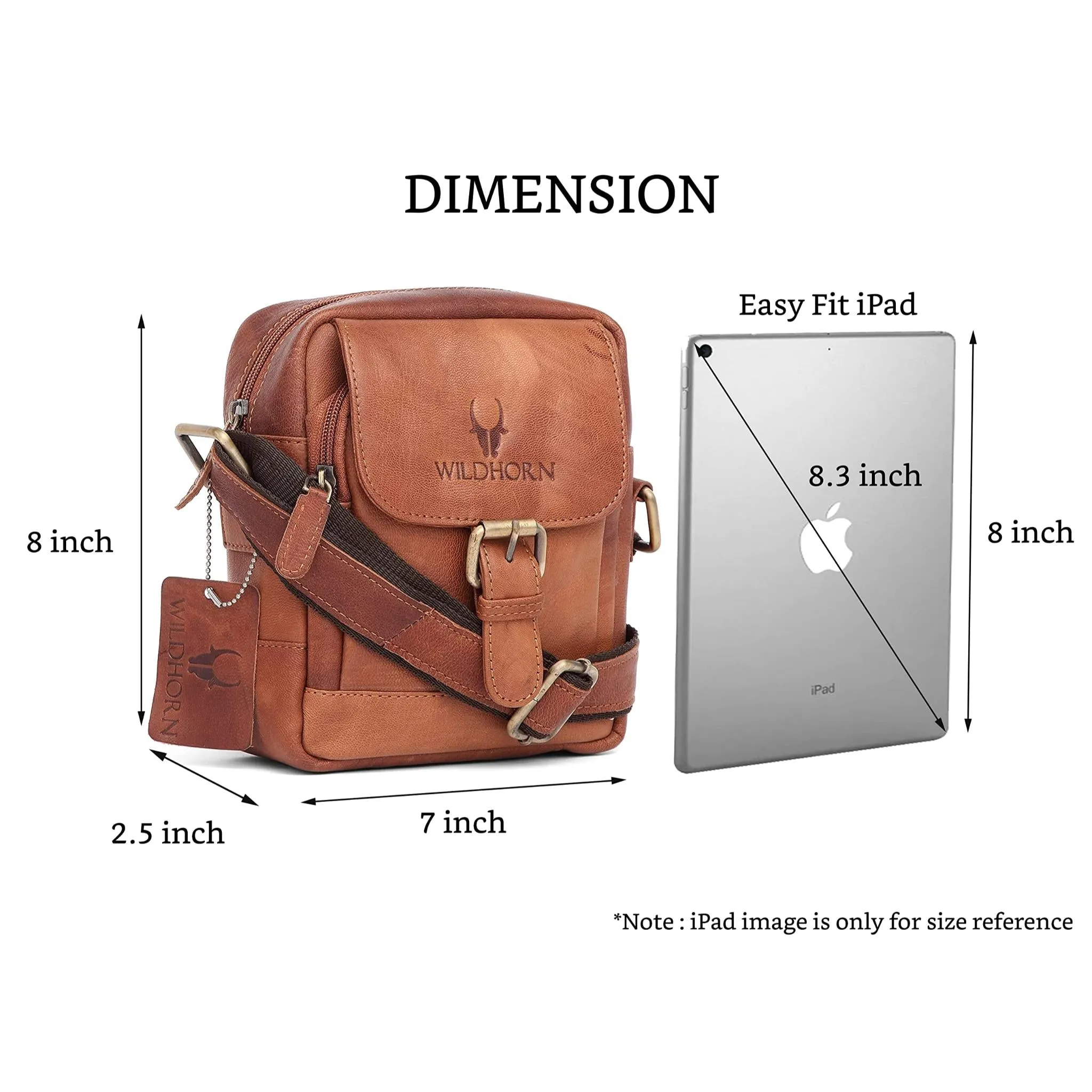 ATHENS Leather Sling Bag for Men