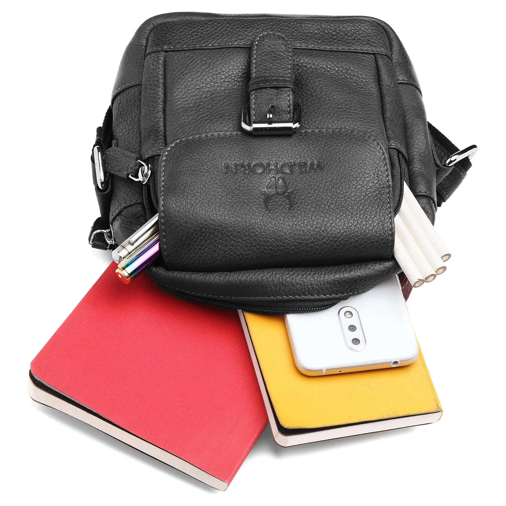 ATHENS Leather Sling Bag for Men