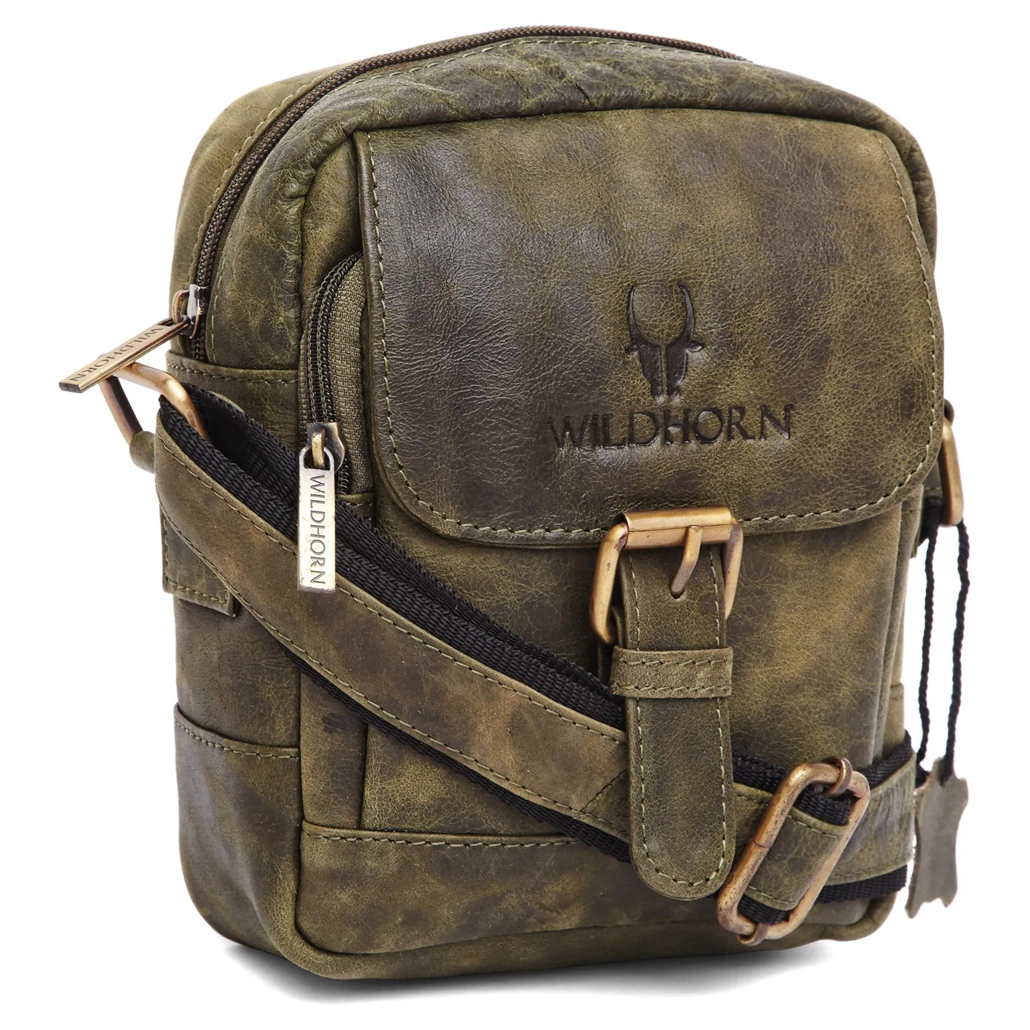 ATHENS Leather Sling Bag for Men