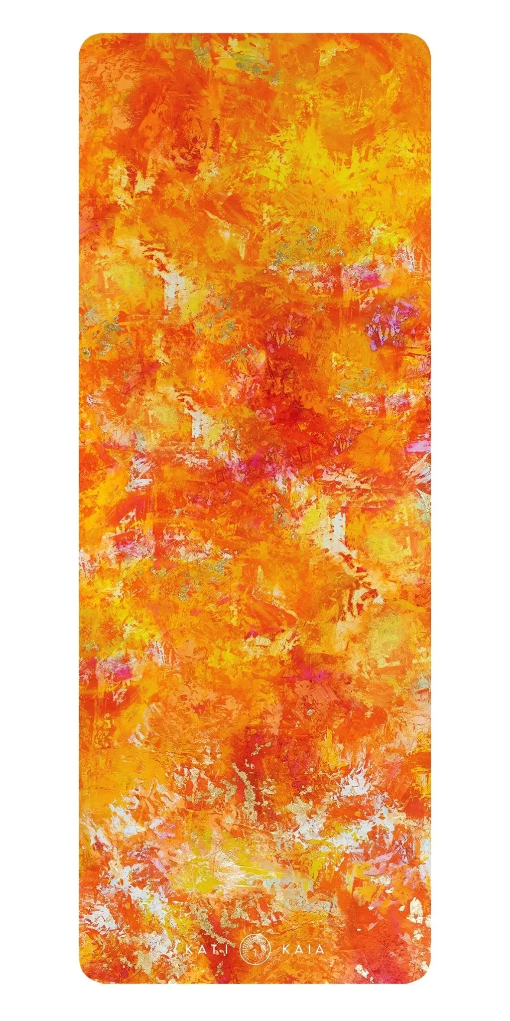 Aurelia Orange Gallery Yoga Mat