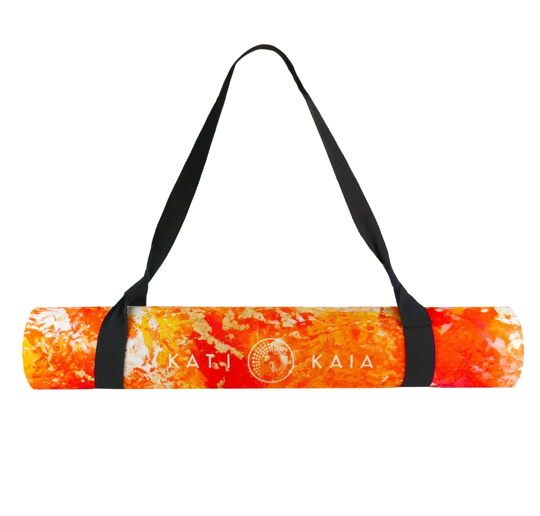 Aurelia Orange Gallery Yoga Mat