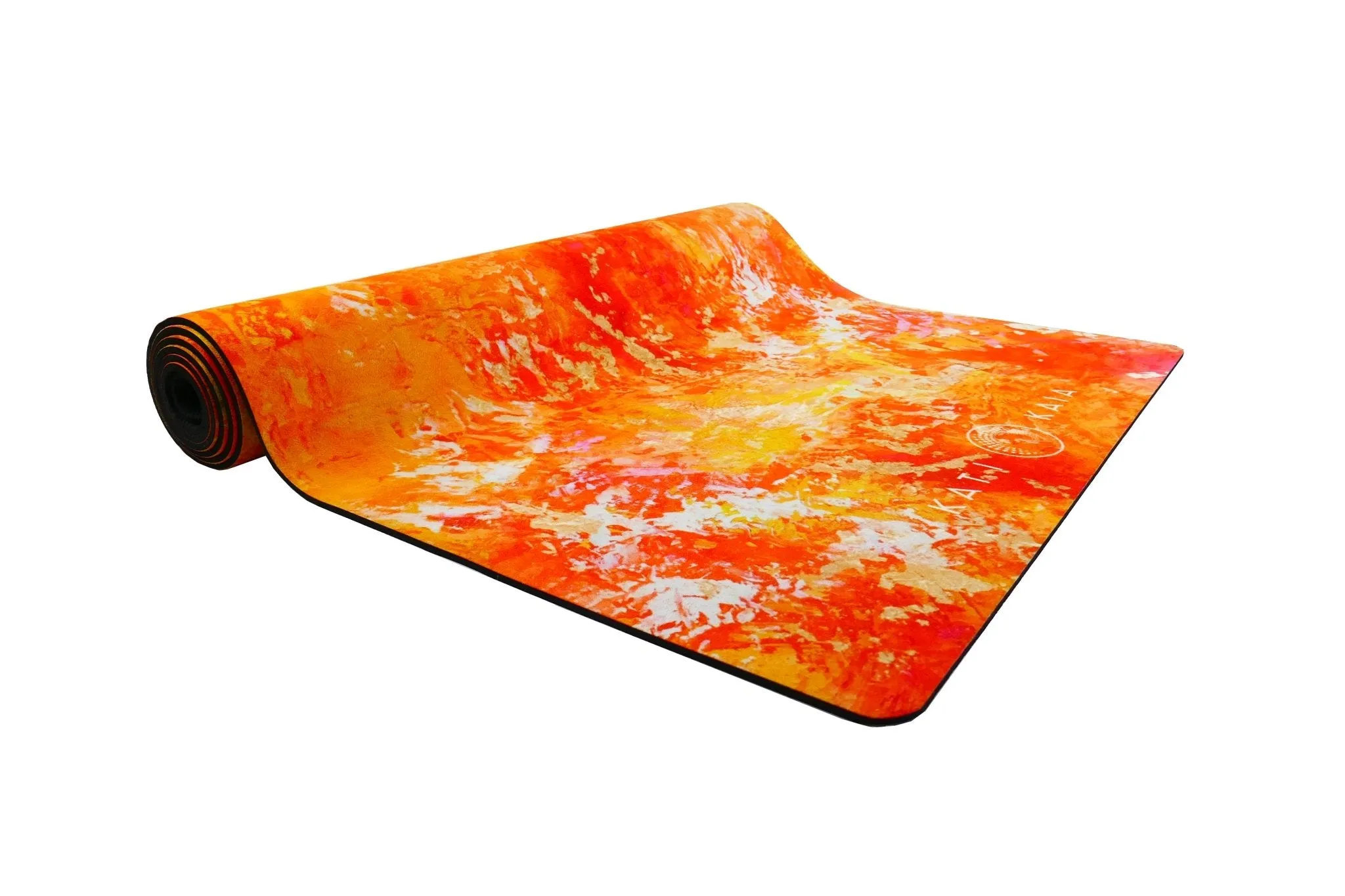 Aurelia Orange Gallery Yoga Mat