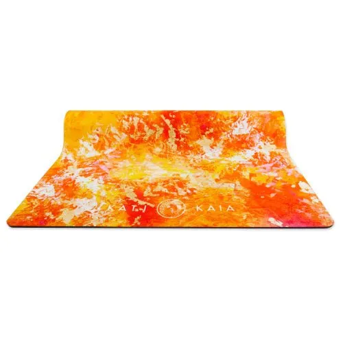 Aurelia Orange Gallery Yoga Mat