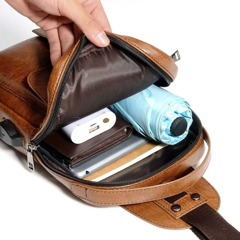 Backpack Waist Shoulder bag compatible with Ebook, Tablet and for Black Fox B6Fox (2019) - Black