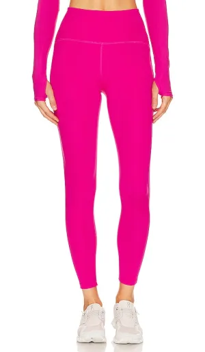 Beyond Yoga Powerbeyond High Waisted Midi Legging in Fuchsia