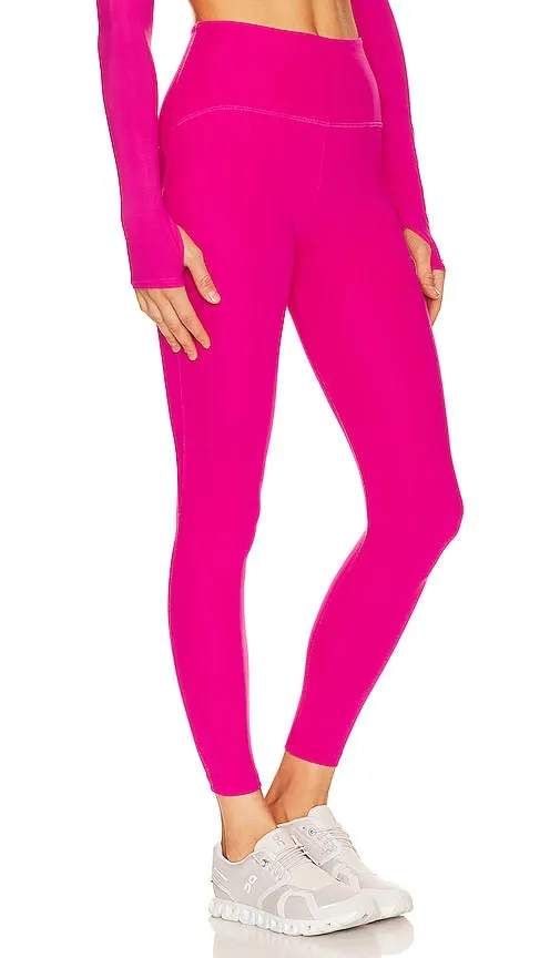 Beyond Yoga Powerbeyond High Waisted Midi Legging in Fuchsia