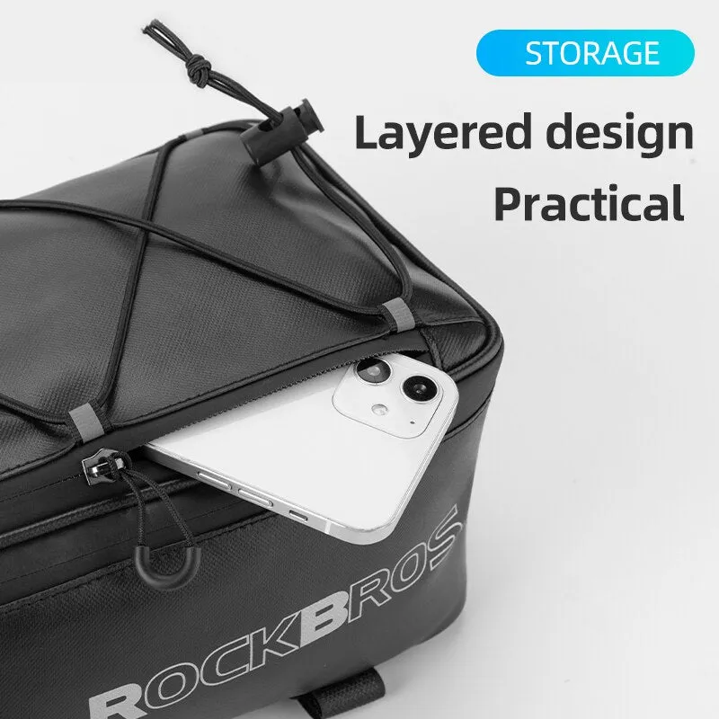 Bicycle Bags Waterproof 4L Cycling Travel Trunk Bag Seat Saddle Pannier Luggage Carrier