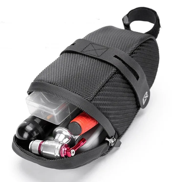 Bike Saddle Bag Under Seat, Strap-on