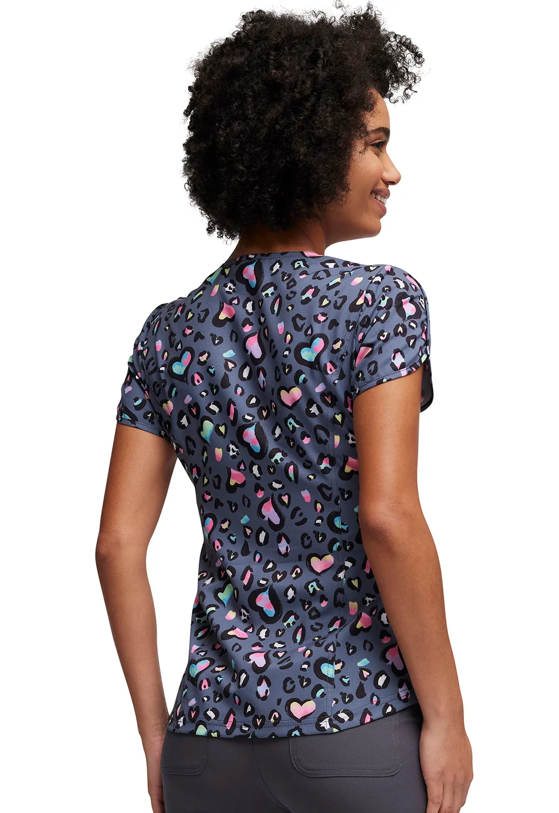 Break On Through - Women's V-Neck Print Top