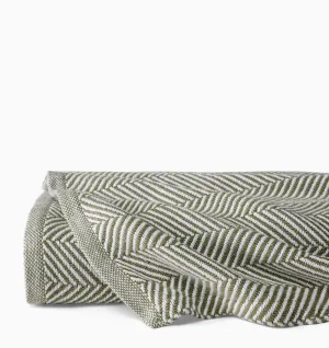 Camilo White and Willow Blanket by Sferra
