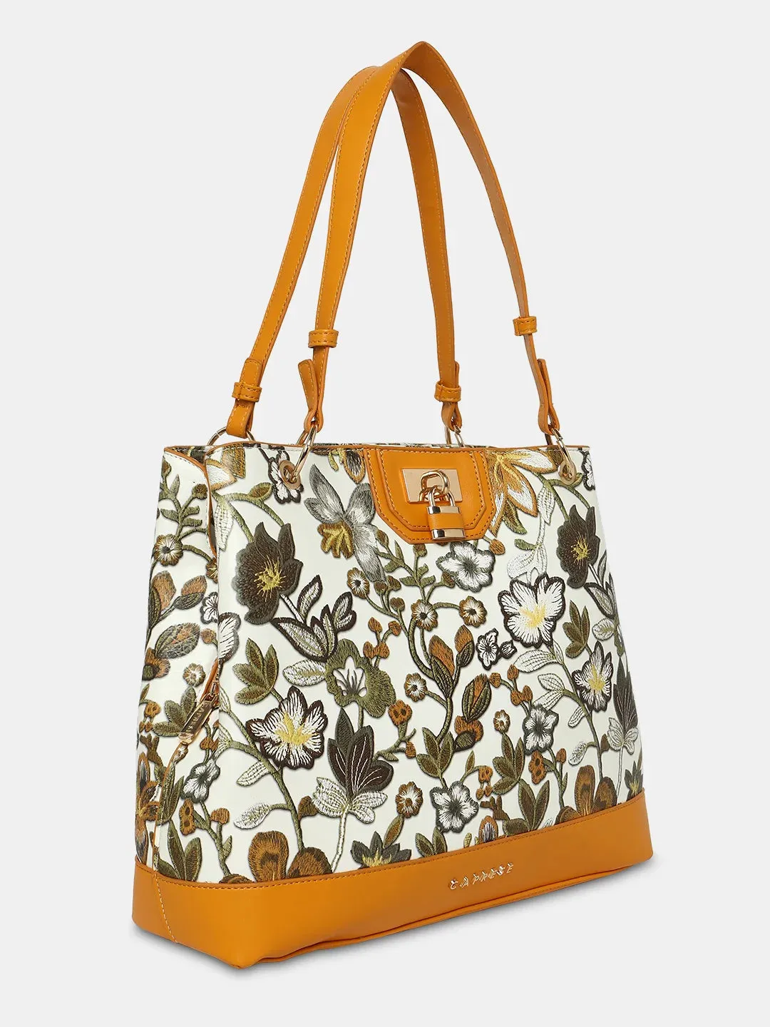 Caprese Wren Satchel Large Ochre
