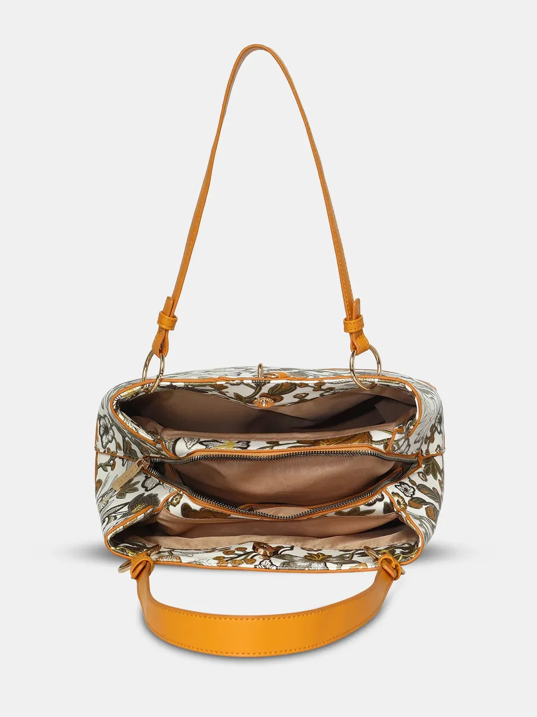Caprese Wren Satchel Large Ochre