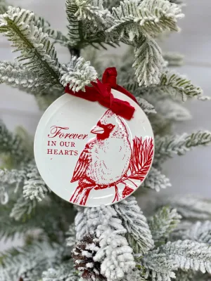 Cardinal Disk Ornament in Box