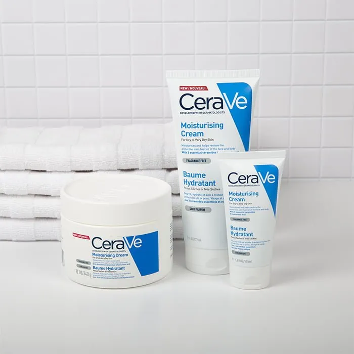 CeraVe Moisturising Cream For Dry to Very Dry Skin Travel Size