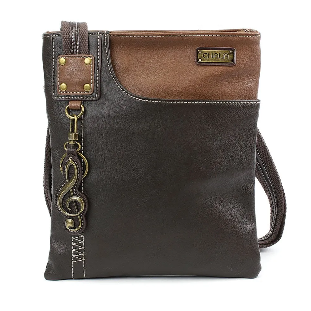 Chala Swing Pack Cell Phone Crossbody Purse with Mini Keychain- 3 Colors (28 Styles)