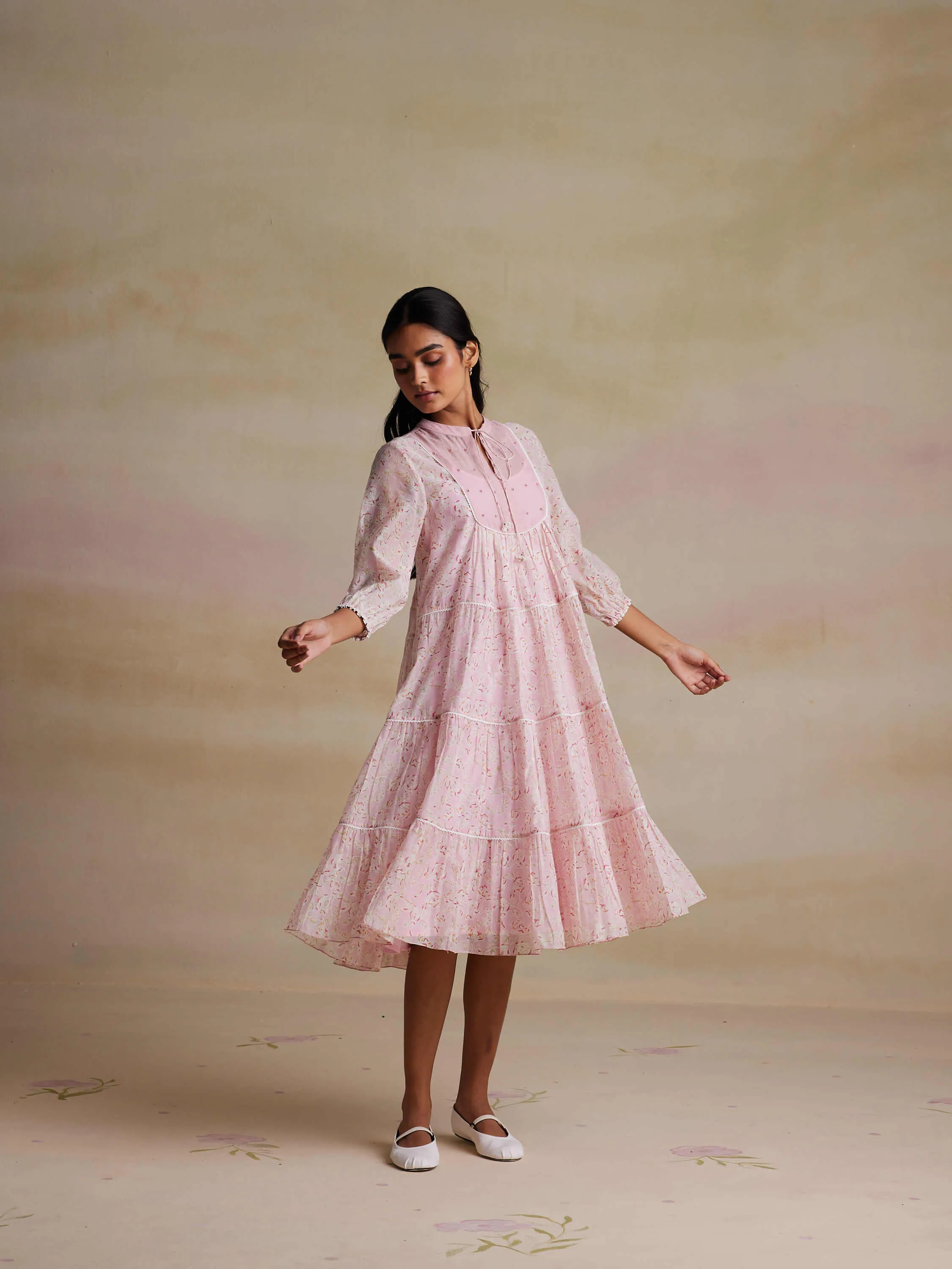 Chalkpink Tier Dress