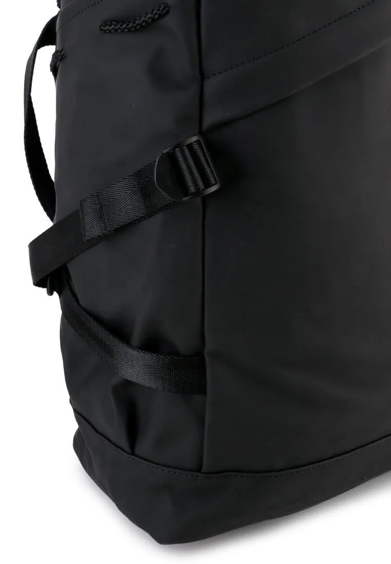 Coated Dry Foldover Backpack - Black