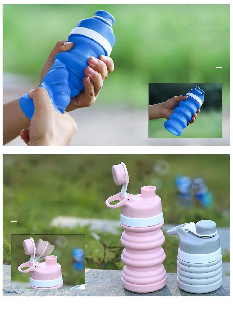 Collapsible Travel Water Bottle