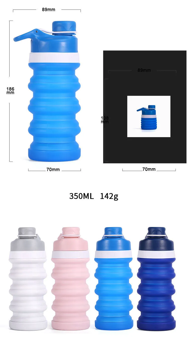 Collapsible Travel Water Bottle