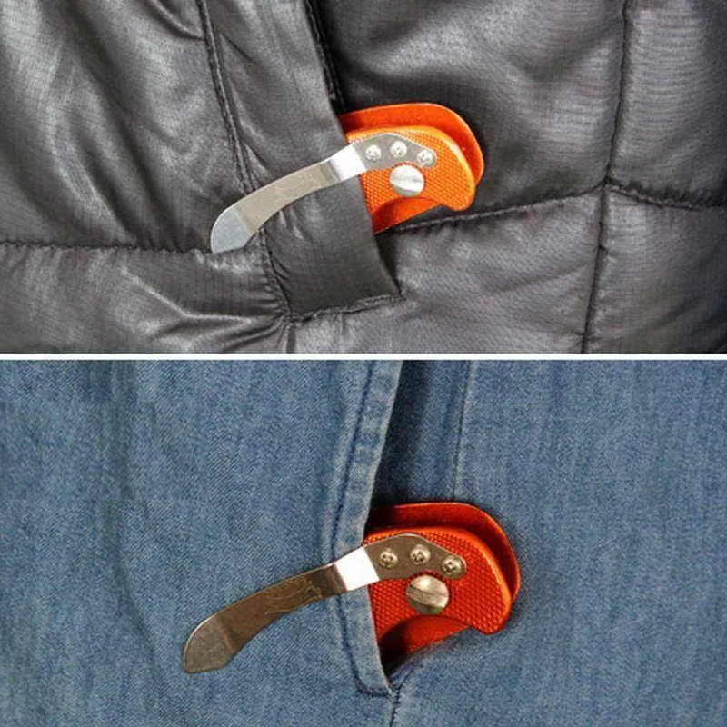 Compact Aluminium EDC Keychain Organizer - Lightweight Folding Design