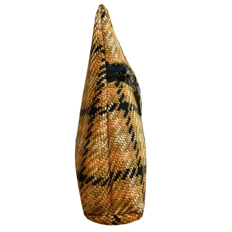 Cosmetic Bag - Golden Plaid 1974