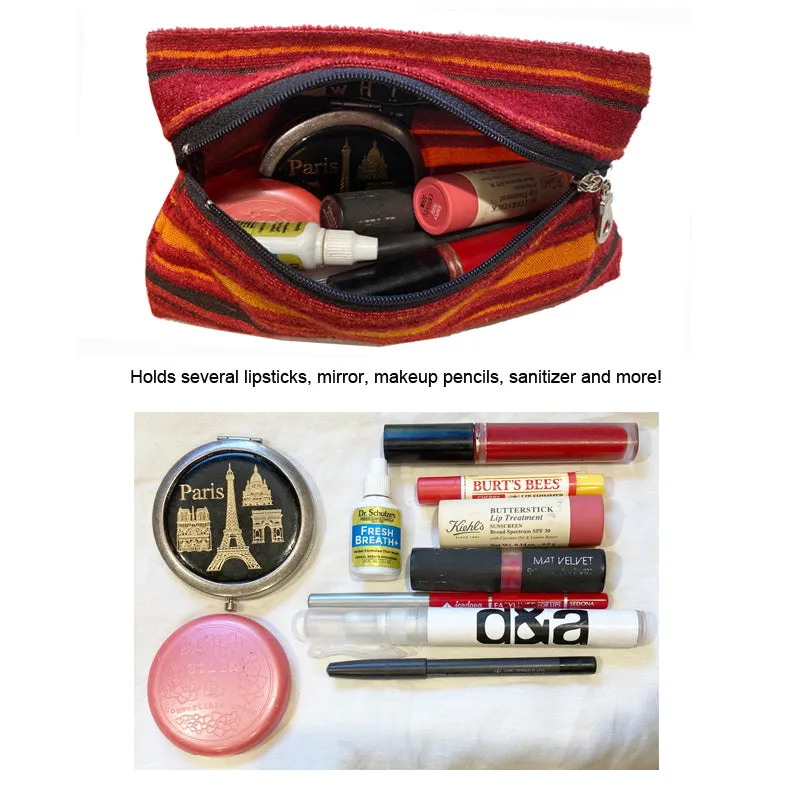 Cosmetic Bag - Golden Plaid 1974