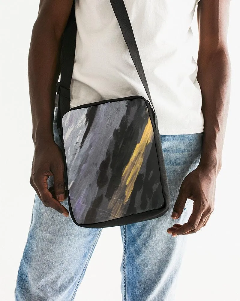 Cross Body Messenger Bag, Custom Design - Earth Tones