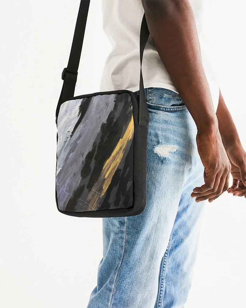 Cross Body Messenger Bag, Custom Design - Earth Tones