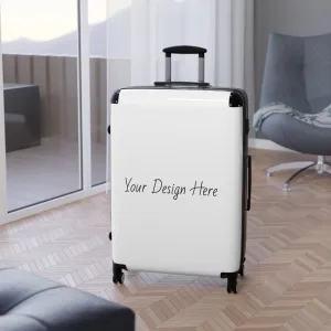 Custom Travel Suitcase - Personalized Luggage for Wanderlust, Vacation, Adventure - Gift for Travelers, Honeymooners,