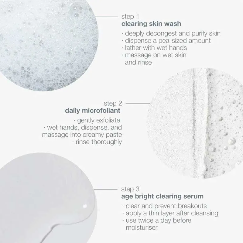 Dermalogica Active Clearing Clear   Brighten Kit