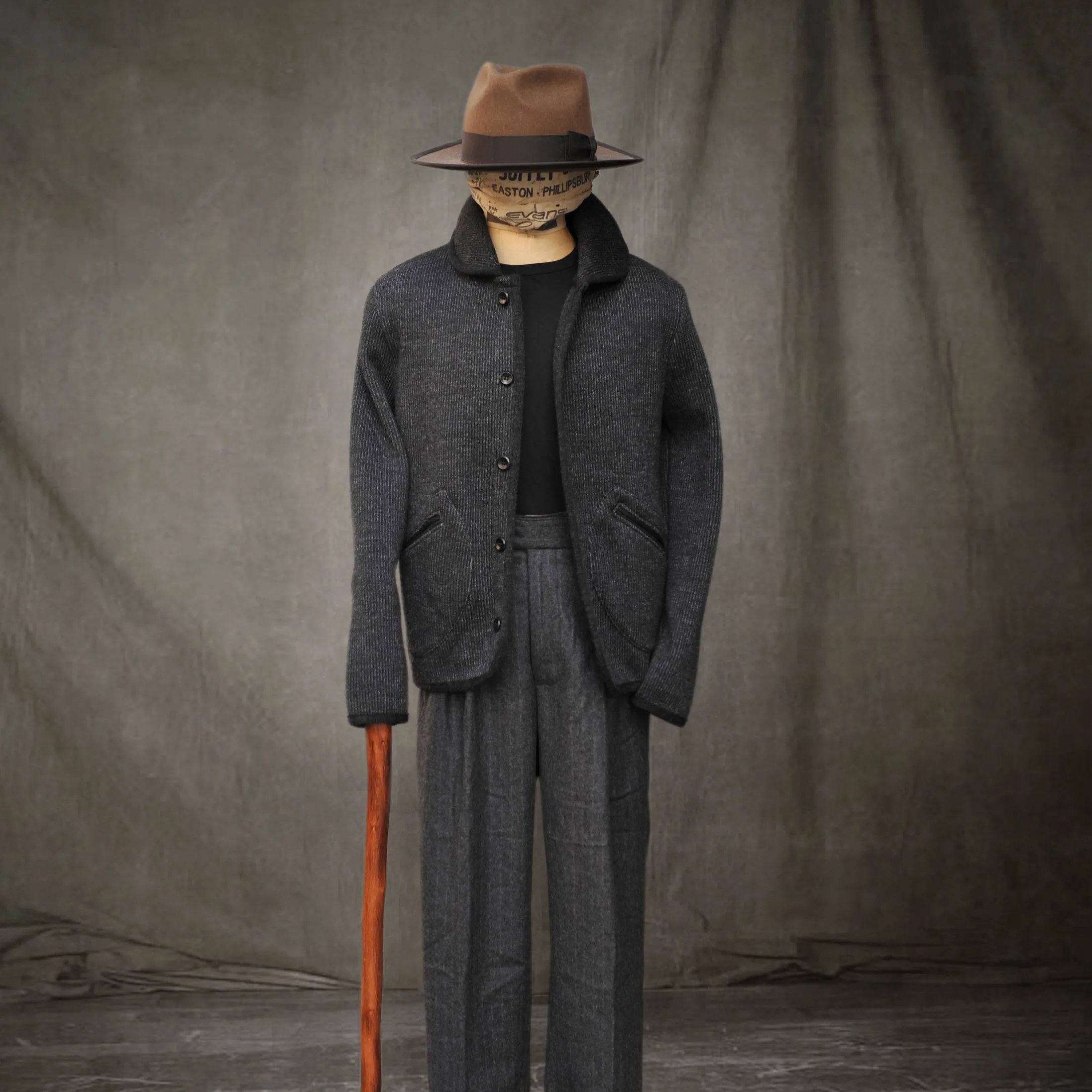 Emile Knit Jacket - Charcoal - M