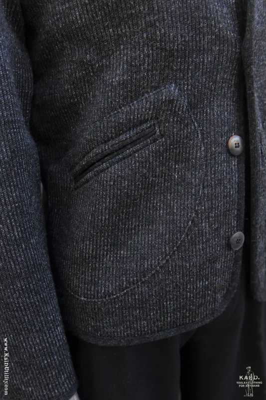 Emile Knit Jacket - Charcoal - M