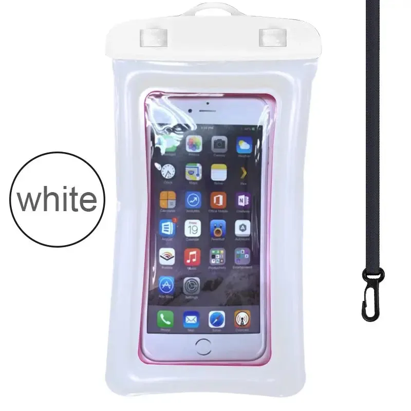 Floating Waterproof Swim Bag Phone Case – Fits iPhone 11/12/13/14 Pro Max, Samsung S23/S22, Xiaomi 13, Huawei P30/20 Lite
