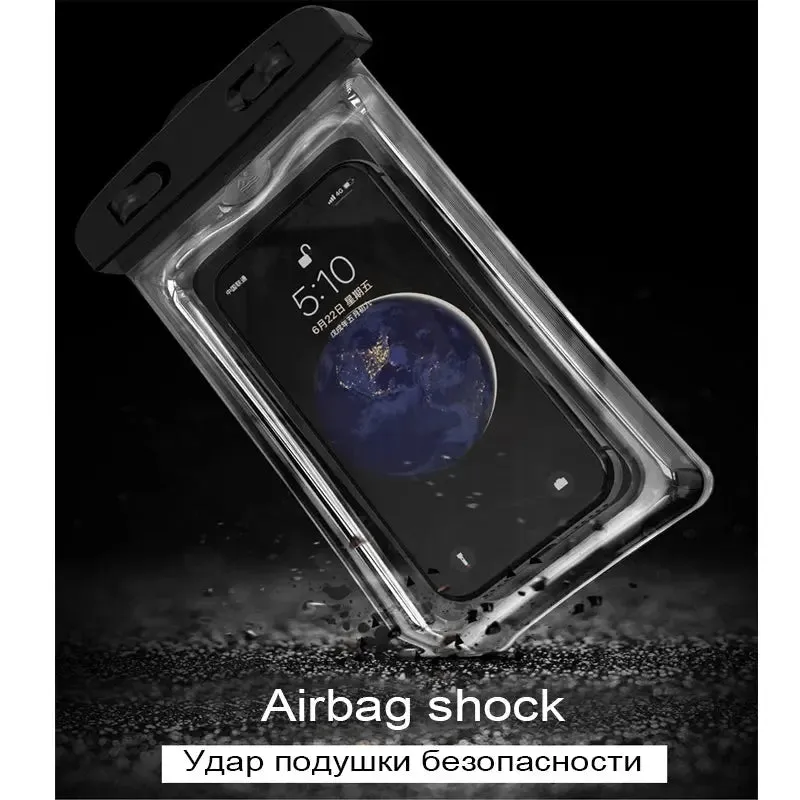 Floating Waterproof Swim Bag Phone Case – Fits iPhone 11/12/13/14 Pro Max, Samsung S23/S22, Xiaomi 13, Huawei P30/20 Lite